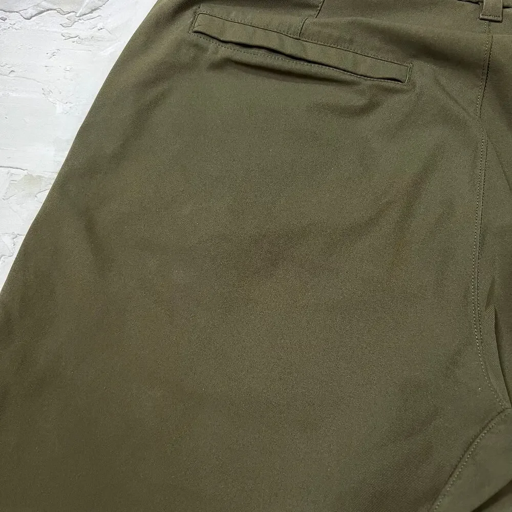 Lululemon Commission Pant MENS 33x26 SHORT Olive Green ABC Chino RUNS SMALL